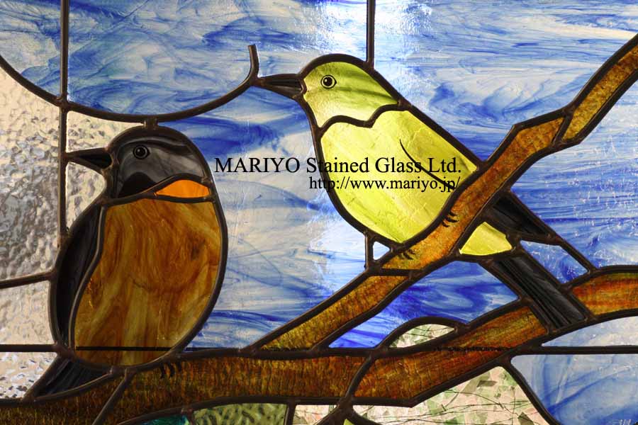 ステンドグラス 鳥 動物と風景のデザイン 作家ブログ 小林一夫